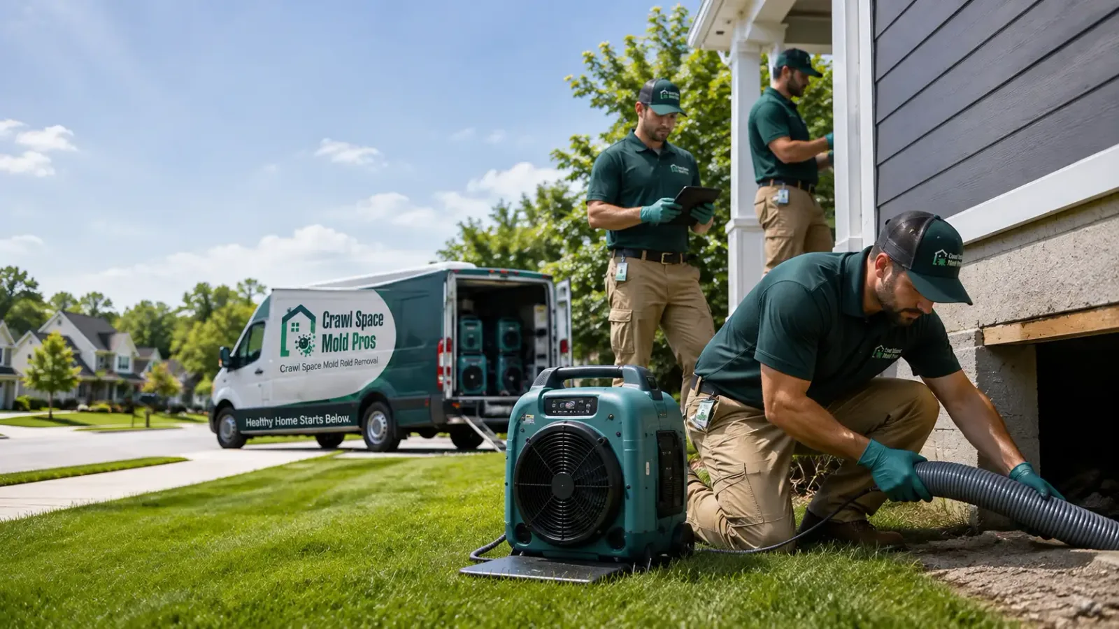 Crawl Space Mold Removal in Falmouth, ME